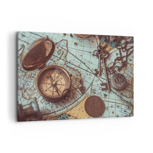 Canvastavla - Bild på duk - För äventyrare - 100x70 cm