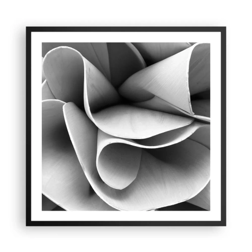 Affisch i svart ram - Det händer i rummet - 60x60 cm
