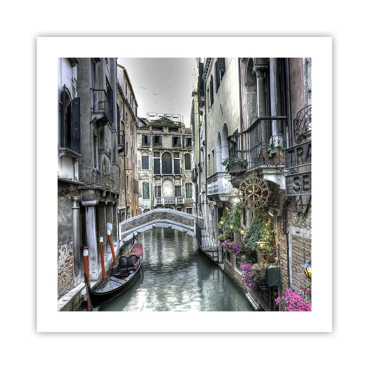 Affisch - Tyst begrundan sedan några sekel - 50x50 cm