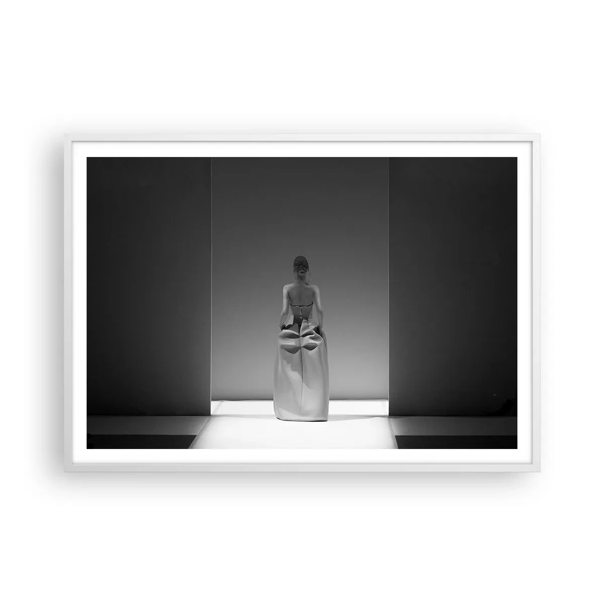 Affisch i vit ram - Raffinerad enkelhet - 100x70 cm