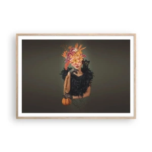 Affisch i ram av ljusek - Häxans troll - 100x70 cm