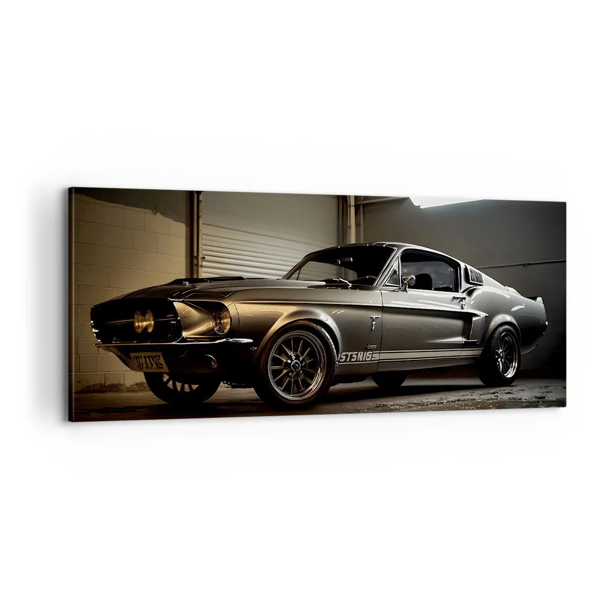 Canvastavla - Bild på duk - Tillbaka till det förflutna - 100x40 cm