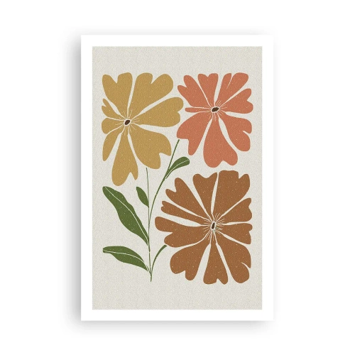 Affisch - Natur och geometri - 61x91 cm