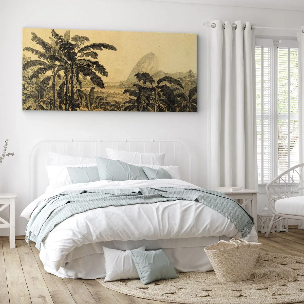 Canvastavla - Bild på duk - I kolonial stämning - 100x40 cm