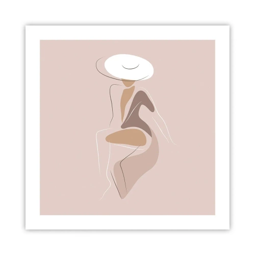 Affisch - Att vara dam - 50x50 cm