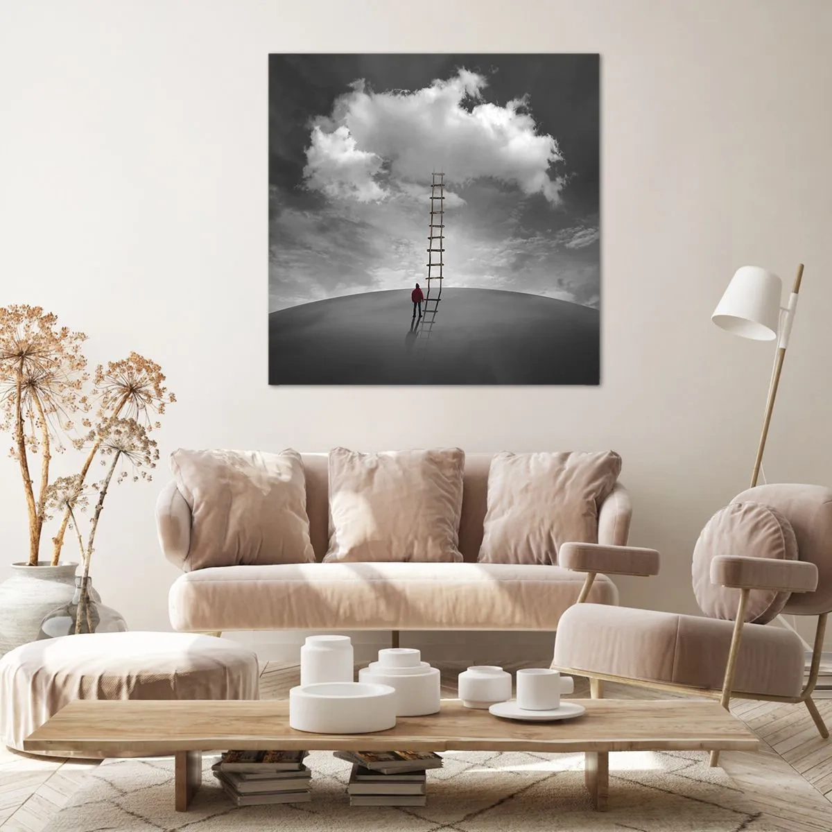 Canvastavla - Bild på duk - Allt är möjligt - 50x50 cm