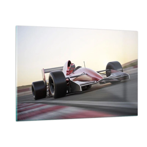 Glastavla - Bild på glas - Alltid vinnare - 120x80 cm