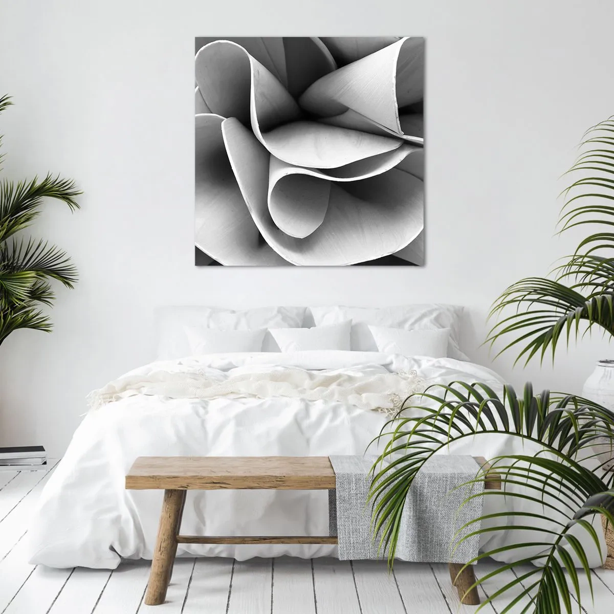 Canvastavla - Bild på duk - Det händer i rummet - 50x50 cm