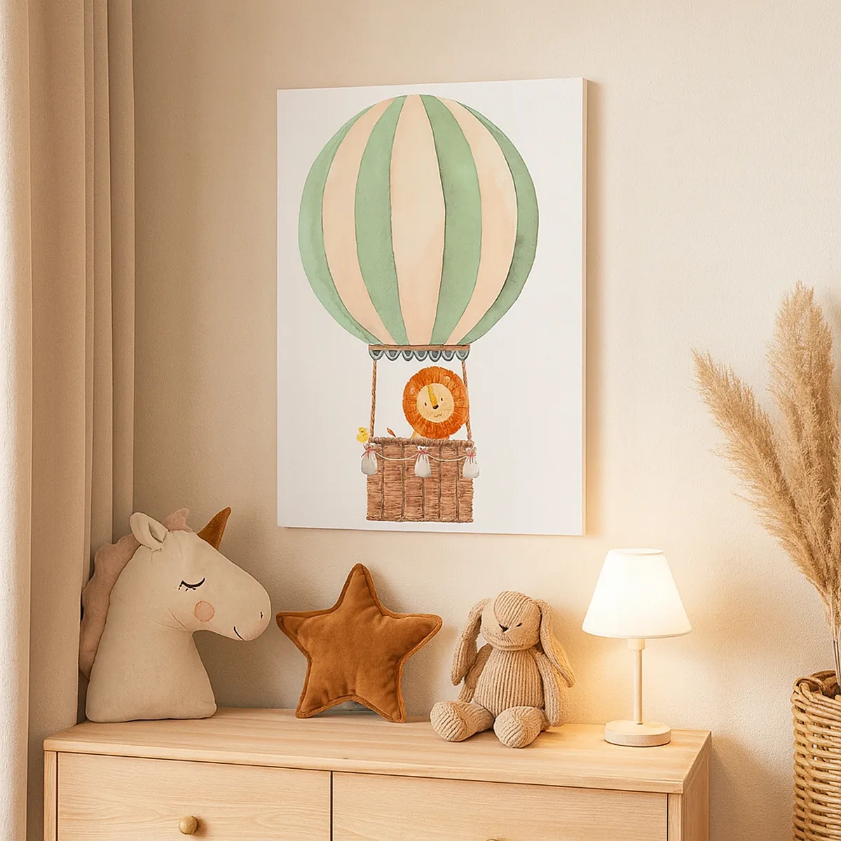 Canvastavla - Bild på duk - Leons resor - 50x70 cm