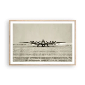 Affisch i ram av ljusek - Redo som vanligt - 91x61 cm