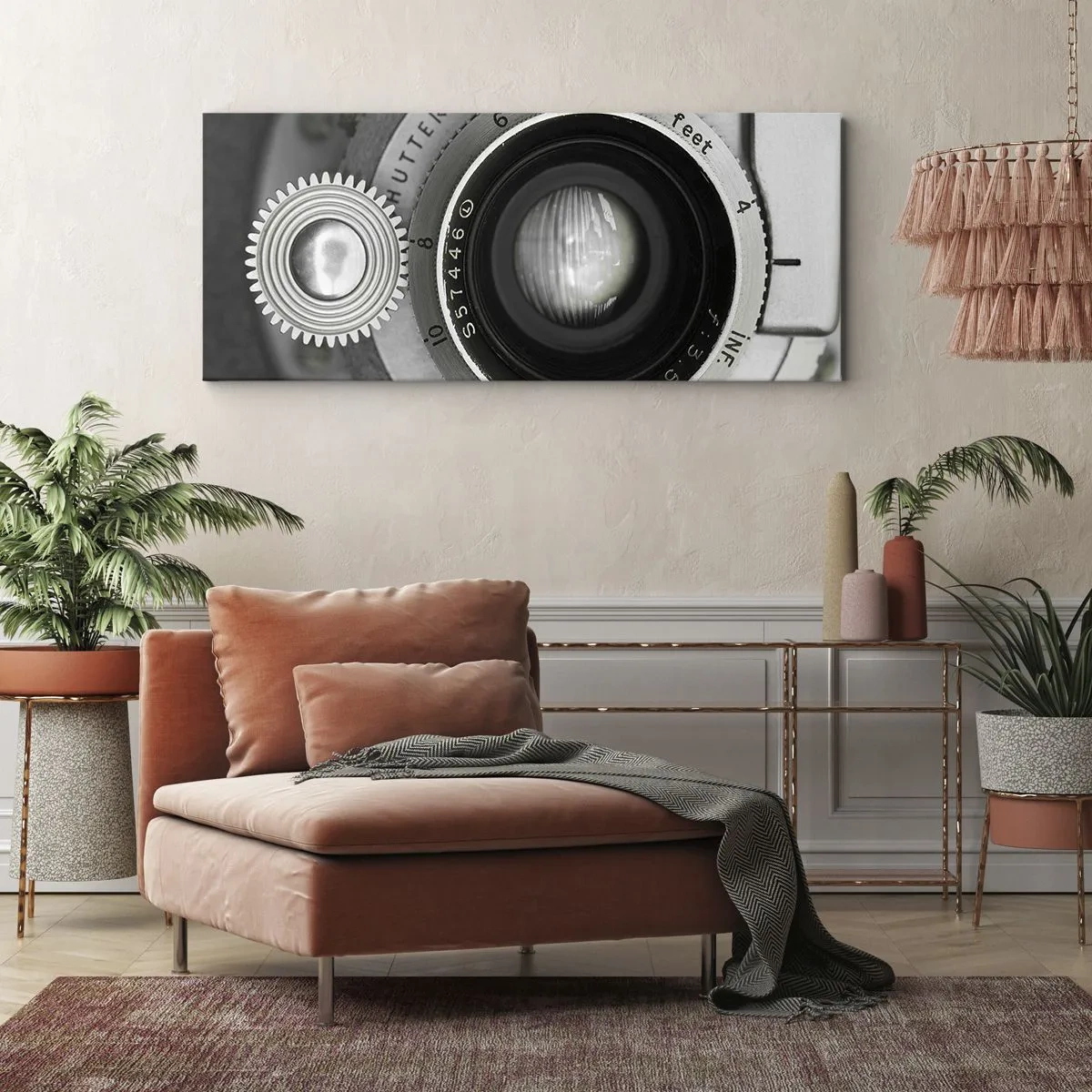 Canvastavla - Bild på duk - En berättelse om Hollywood - 100x40 cm