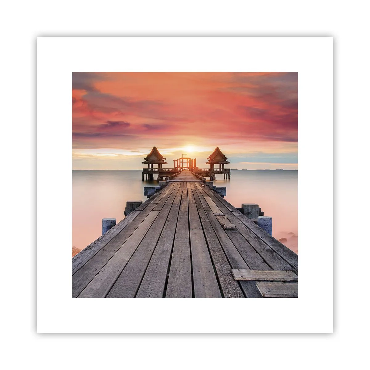 Affisch - Skymning i öst - 30x30 cm