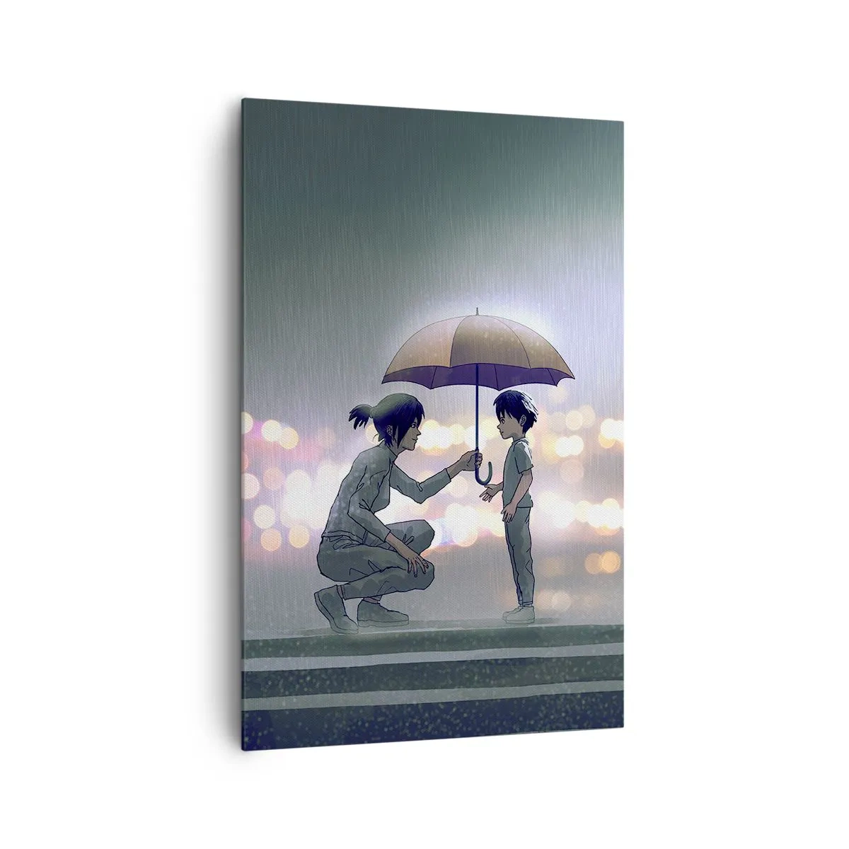 Canvastavla - Bild på duk - Och allt är väl nu - 80x120 cm