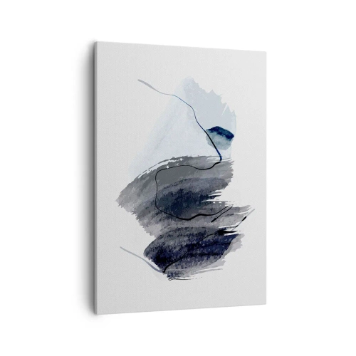 Canvastavla - Bild på duk - Intensitet och rörelse - 50x70 cm