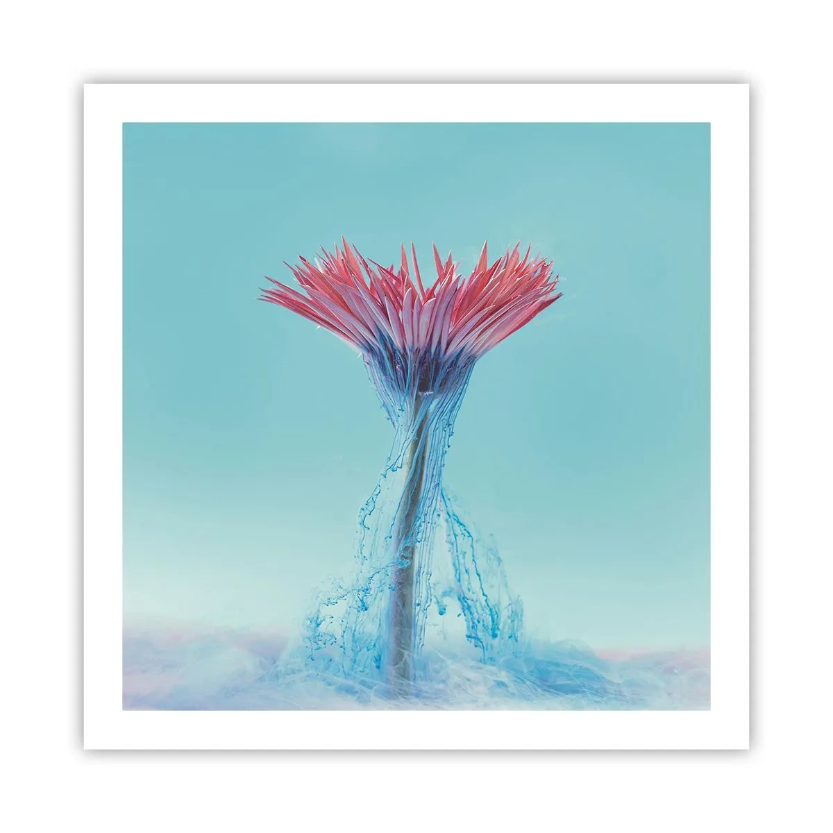 Affisch - I upplivande famn - 60x60 cm