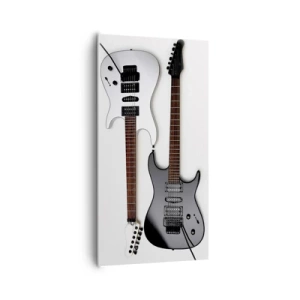 Canvastavla - Bild på duk - Formens harmoni - 65x120 cm