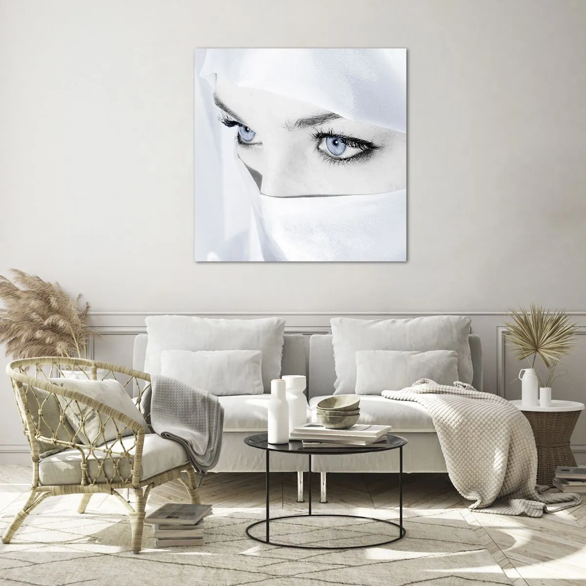 Glastavla - Bild på glas - Direkt från 1000 och en natt - 60x60 cm