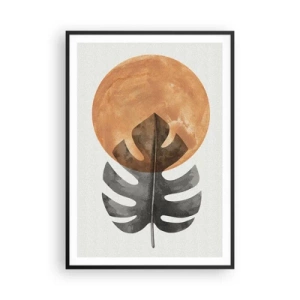 Affisch i svart ram - Alltid solen - 70x100 cm