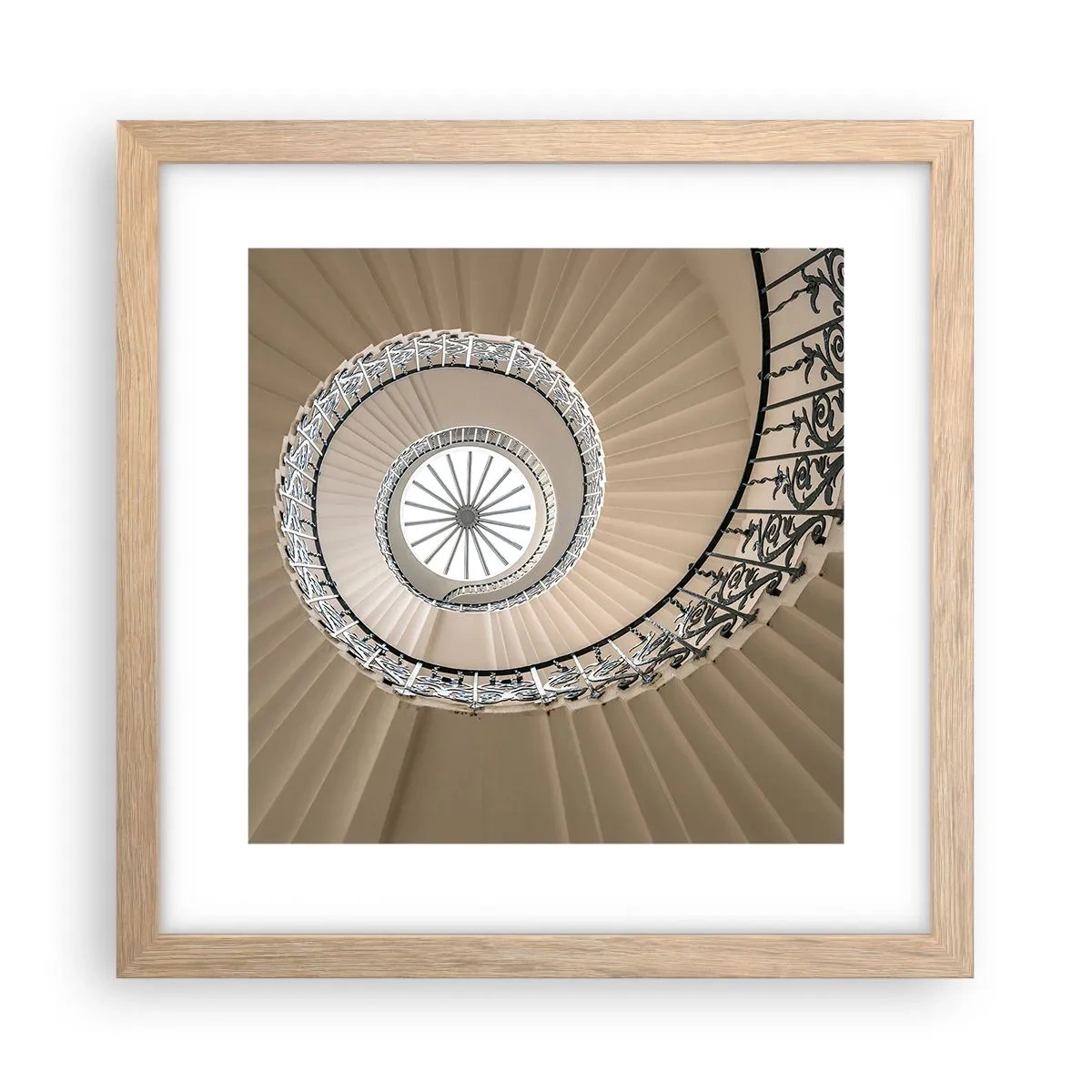 Affisch i ram av ljusek - I musslans mitt - 30x30 cm