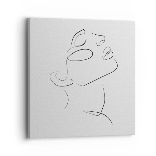 Canvastavla - Bild på duk - Drömmens meander - 30x30 cm