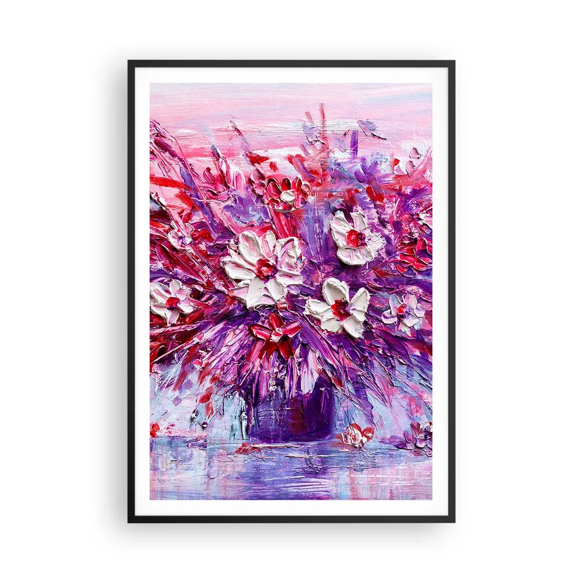 Affisch i svart ram - Oskuld och passion  - 70x100 cm