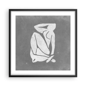 Affisch i svart ram - I drömmarnas värld - 50x50 cm