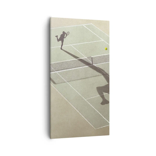 Canvastavla - Bild på duk - Övervinna sig själv - 55x100 cm