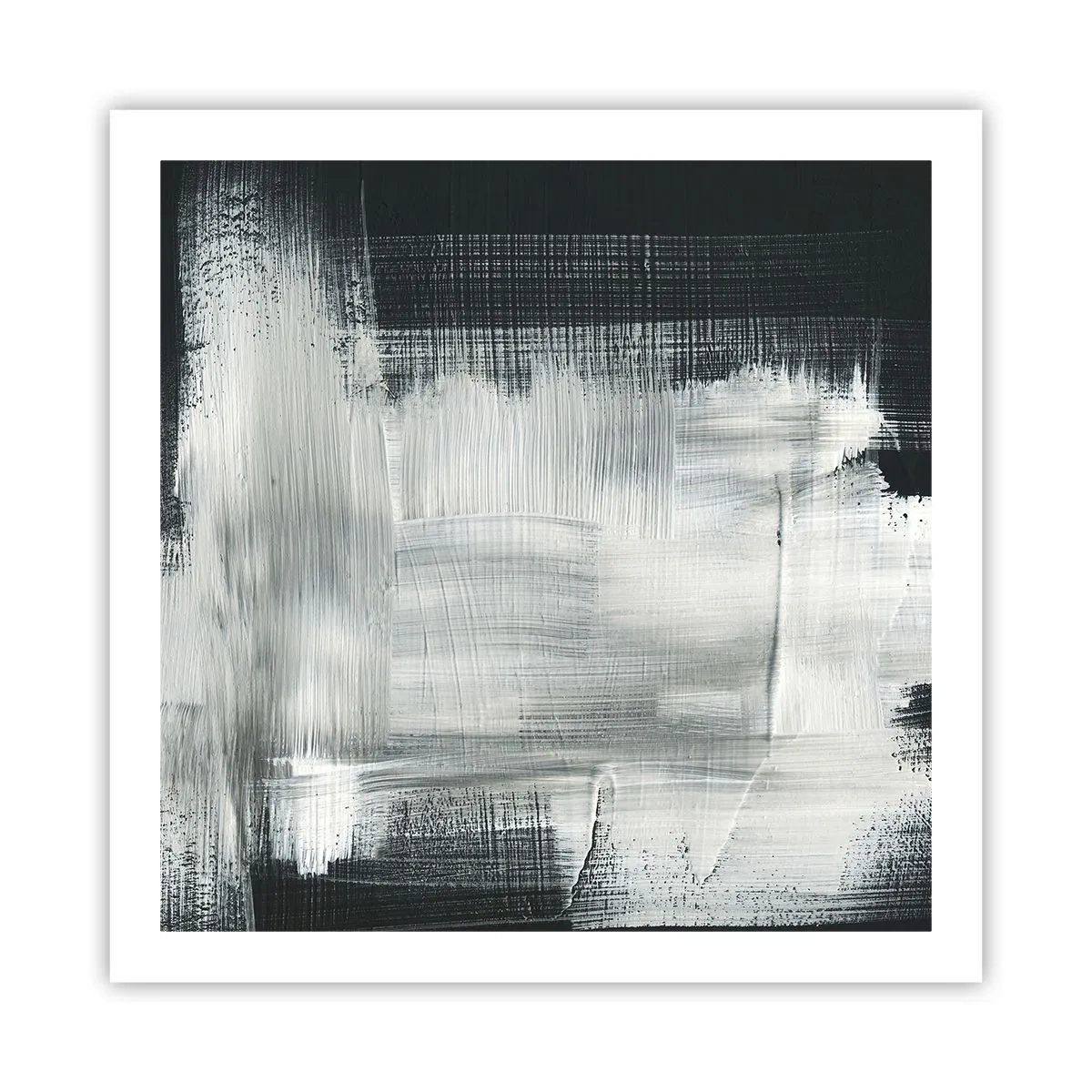 Affisch - Vävd av det vertikala och horisontella - 60x60 cm