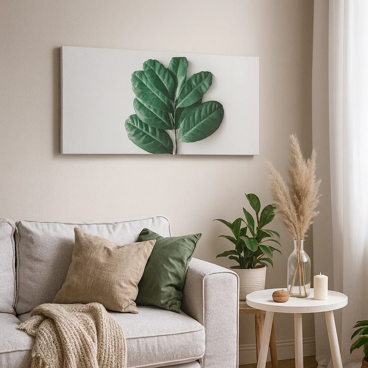 Canvastavla - Bild på duk - Själva naturens bild - 30x30 cm