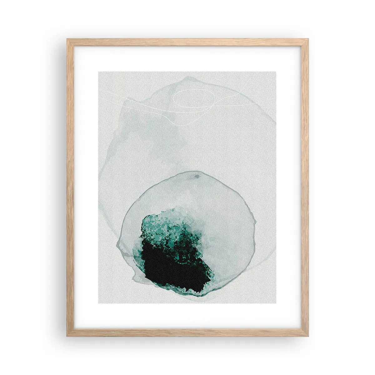 Affisch i ram av ljusek - I en droppe vatten - 40x50 cm