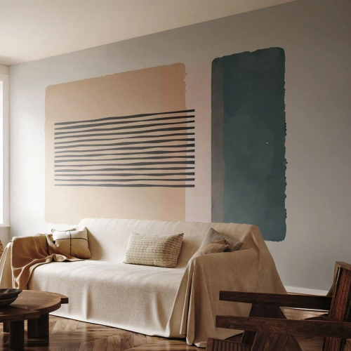 Fototapet Standard Eco - Allt väl - Abstraktion, Grafik, Minimalism - 400x280 cm