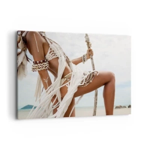 Canvastavla - Bild på duk - Solens prästinna - 100x70 cm