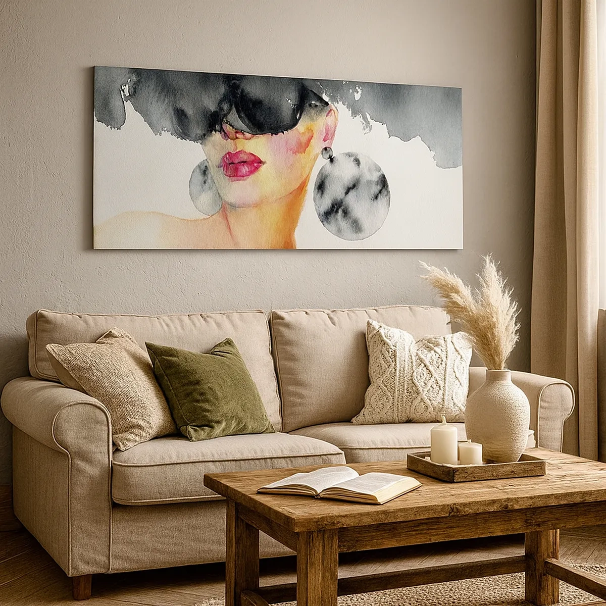 Canvastavla - Bild på duk - Elegansens hemlighet - 30x30 cm