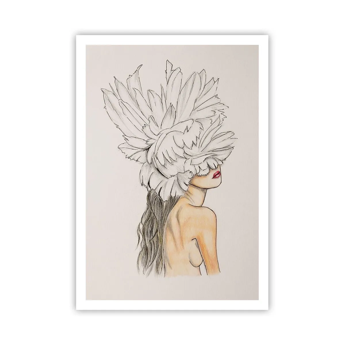 Affisch - Krönt skönhet - 70x100 cm