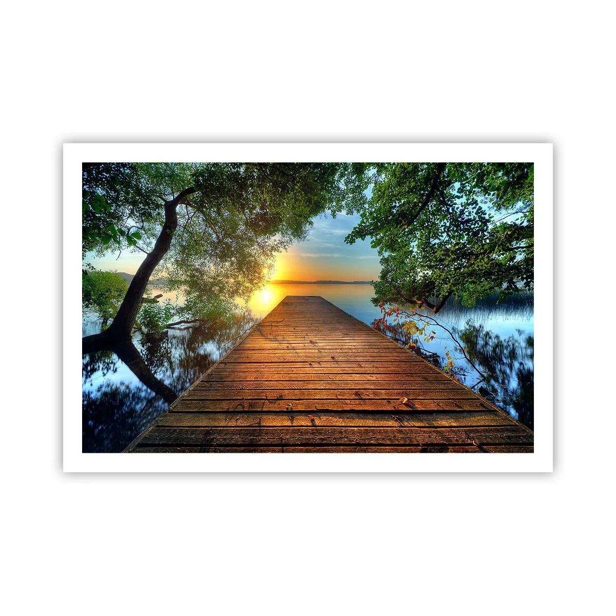 Affisch - Sakta ner, sätt dig - 91x61 cm