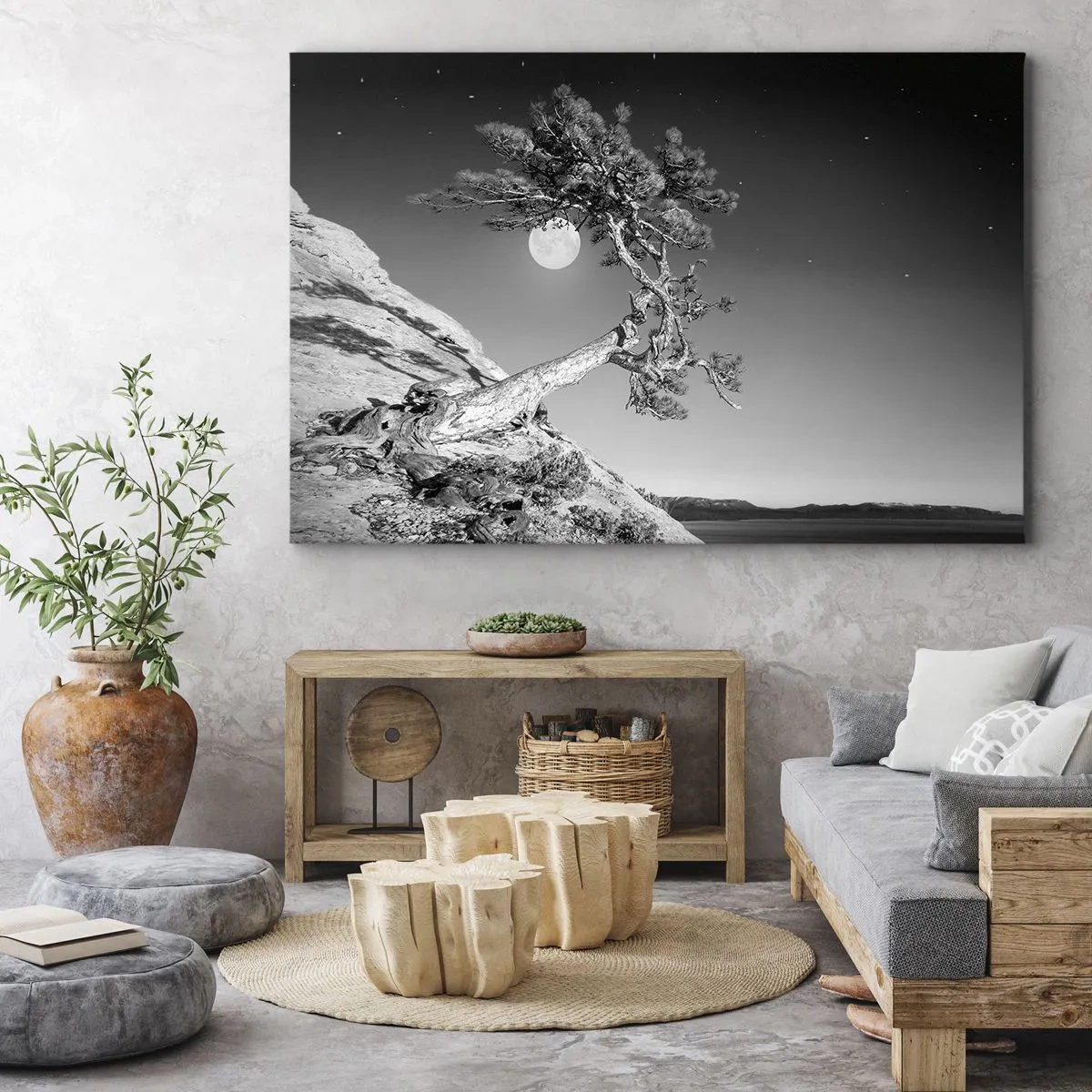 Canvastavla - Bild på duk - Segerrik kämpe - 100x70 cm
