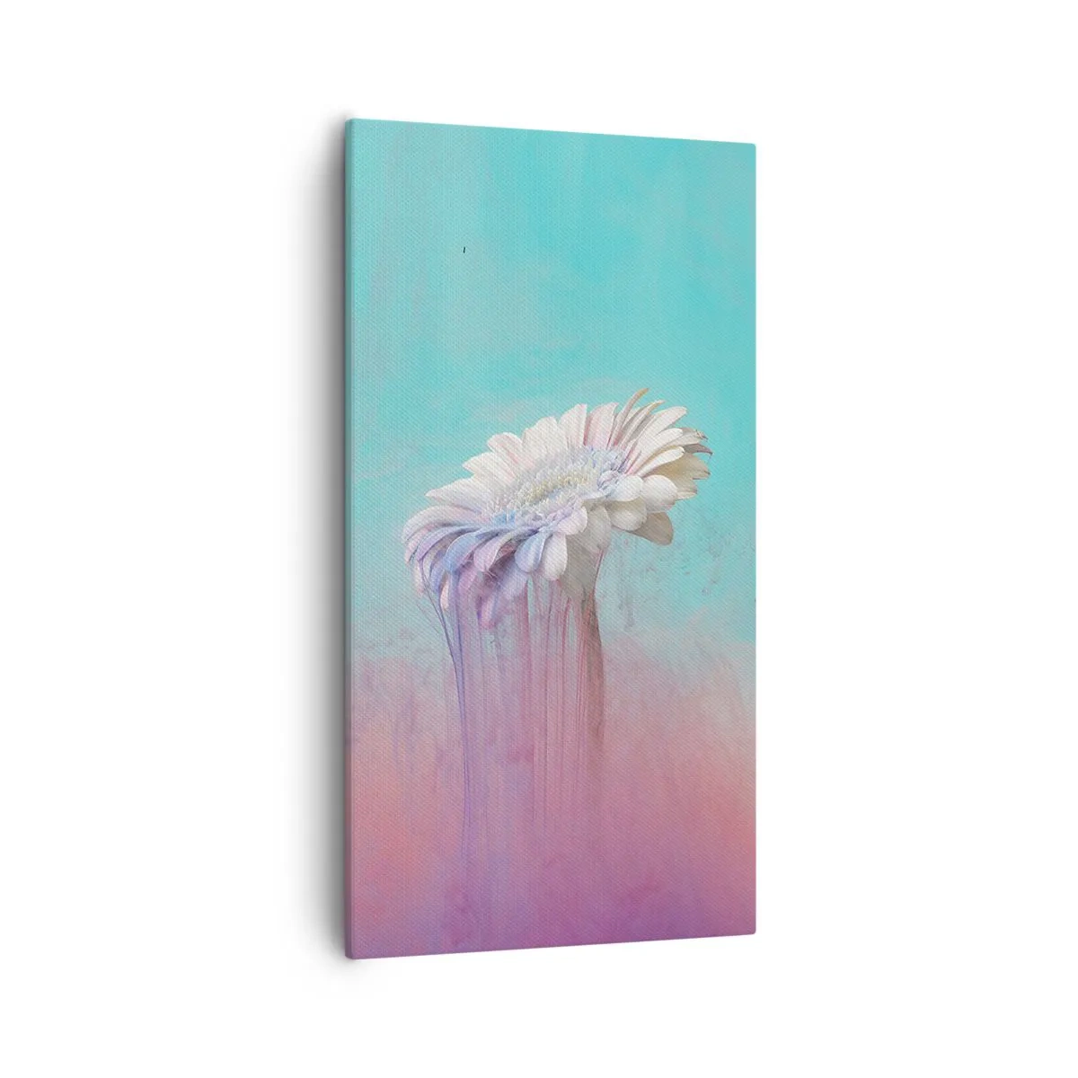 Canvastavla - Bild på duk - Blommornas undervärld - 55x100 cm