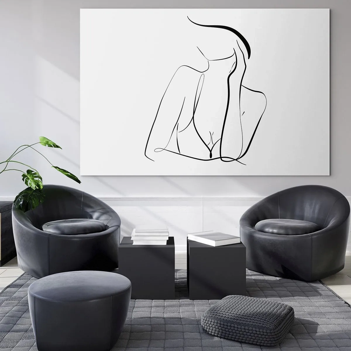 Glastavla - Bild på glas - På drömvågen - 120x80 cm