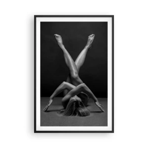 Affisch i svart ram - Nakenhetens geometri - 61x91 cm