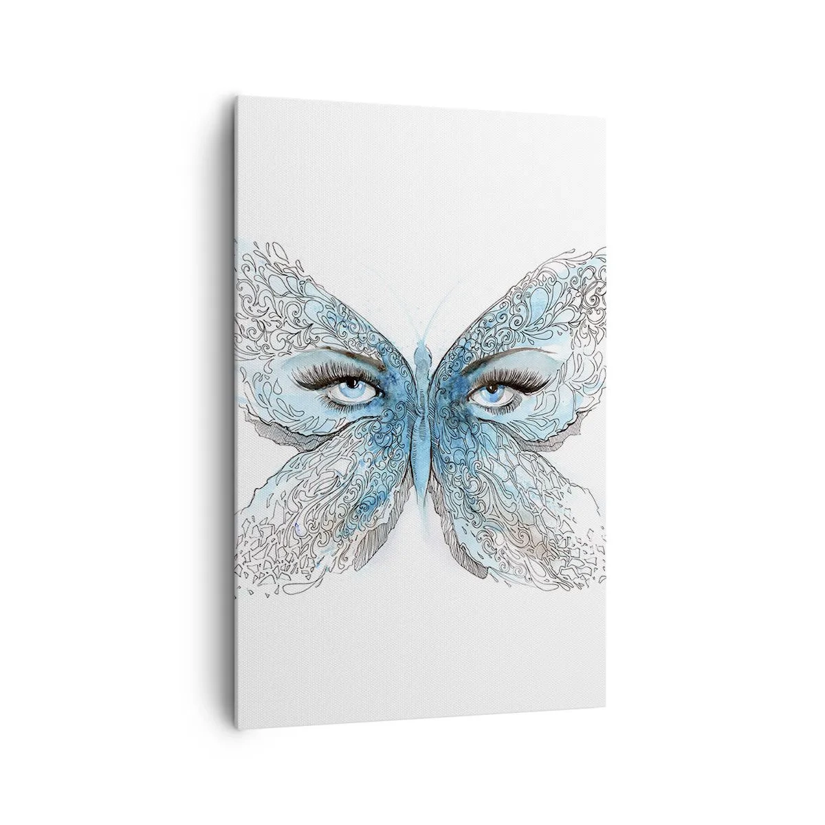 Canvastavla - Bild på duk - Fjärilögon - 80x120 cm