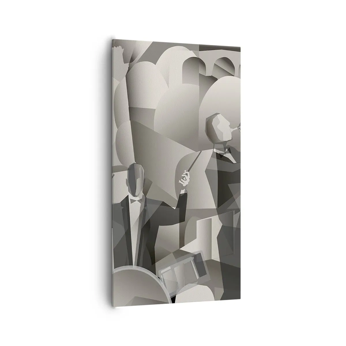 Canvastavla - Bild på duk - I ljudrummet - 65x120 cm
