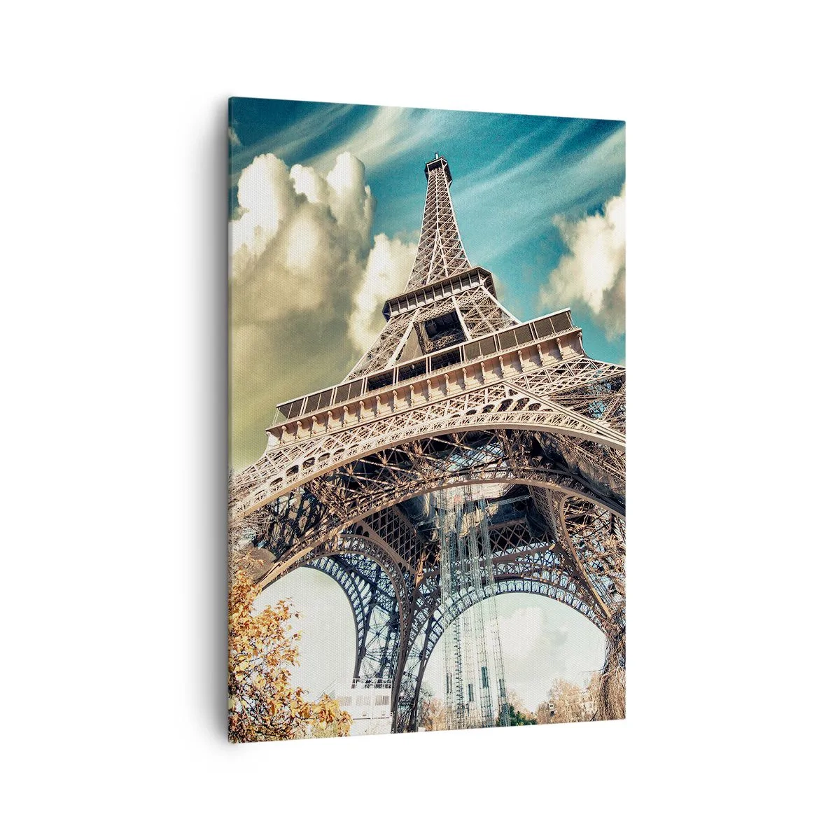 Canvastavla - Bild på duk - Och på hösten i Paris... - 70x100 cm