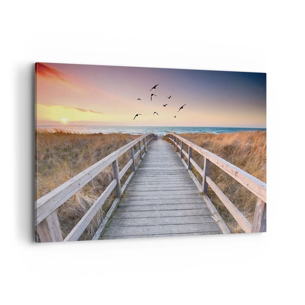 Canvastavla - Bild på duk - Startbana - 100x70 cm