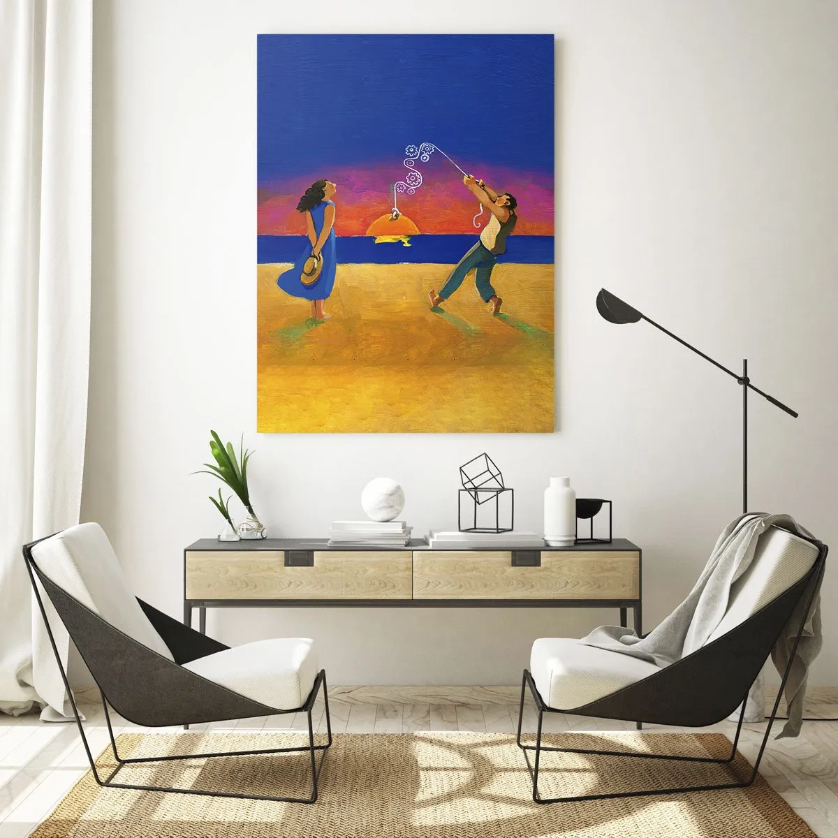 Glastavla - Bild på glas - Mer än en stjärna från himlen - 50x70 cm
