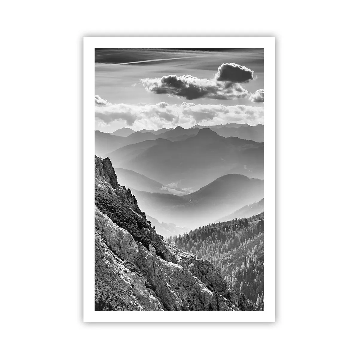 Affisch - Ända fram till horisonten - 61x91 cm