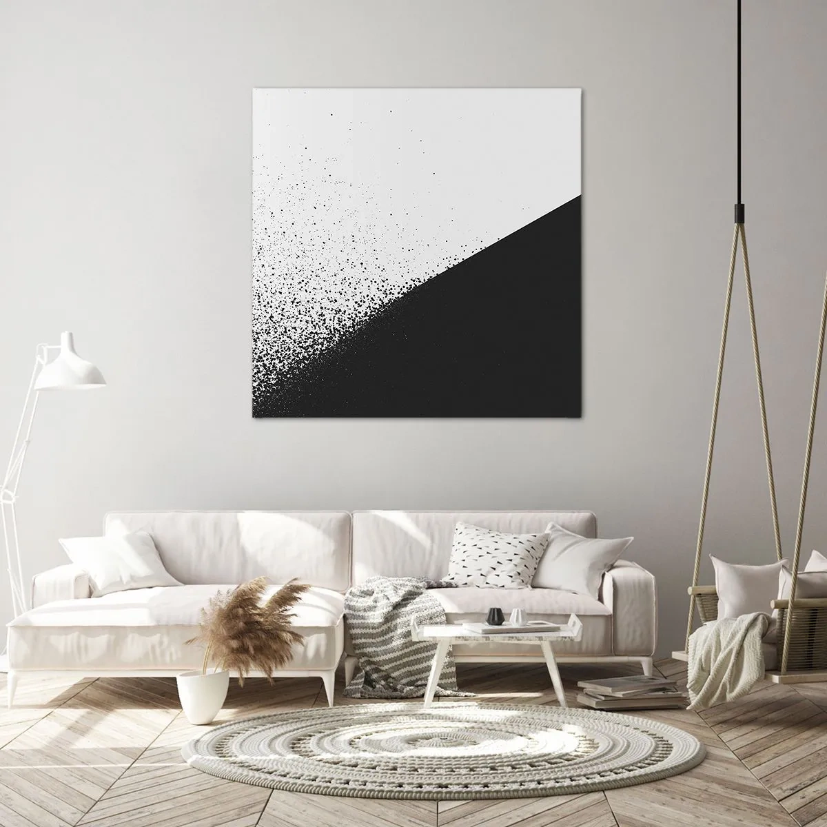 Canvastavla - Bild på duk - Snabbare, mer - 60x60 cm