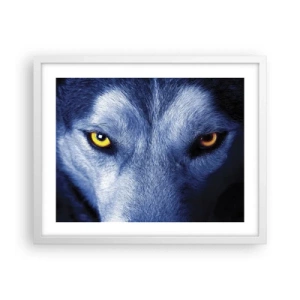 Affisch i vit ram - Hypnotiserade titt - 50x40 cm