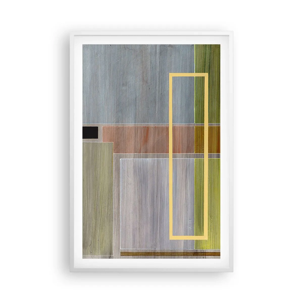 Affisch i vit ram - Rakt och lugnt - 61x91 cm