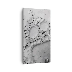 Canvastavla - Bild på duk - Spår efter skum - 55x100 cm