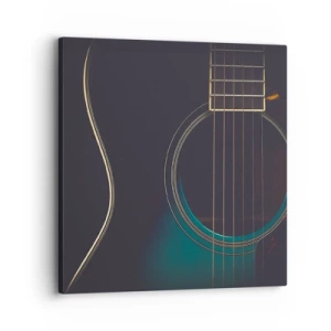 Canvastavla - Bild på duk - Ett ögonblick innan det ljuder - 30x30 cm